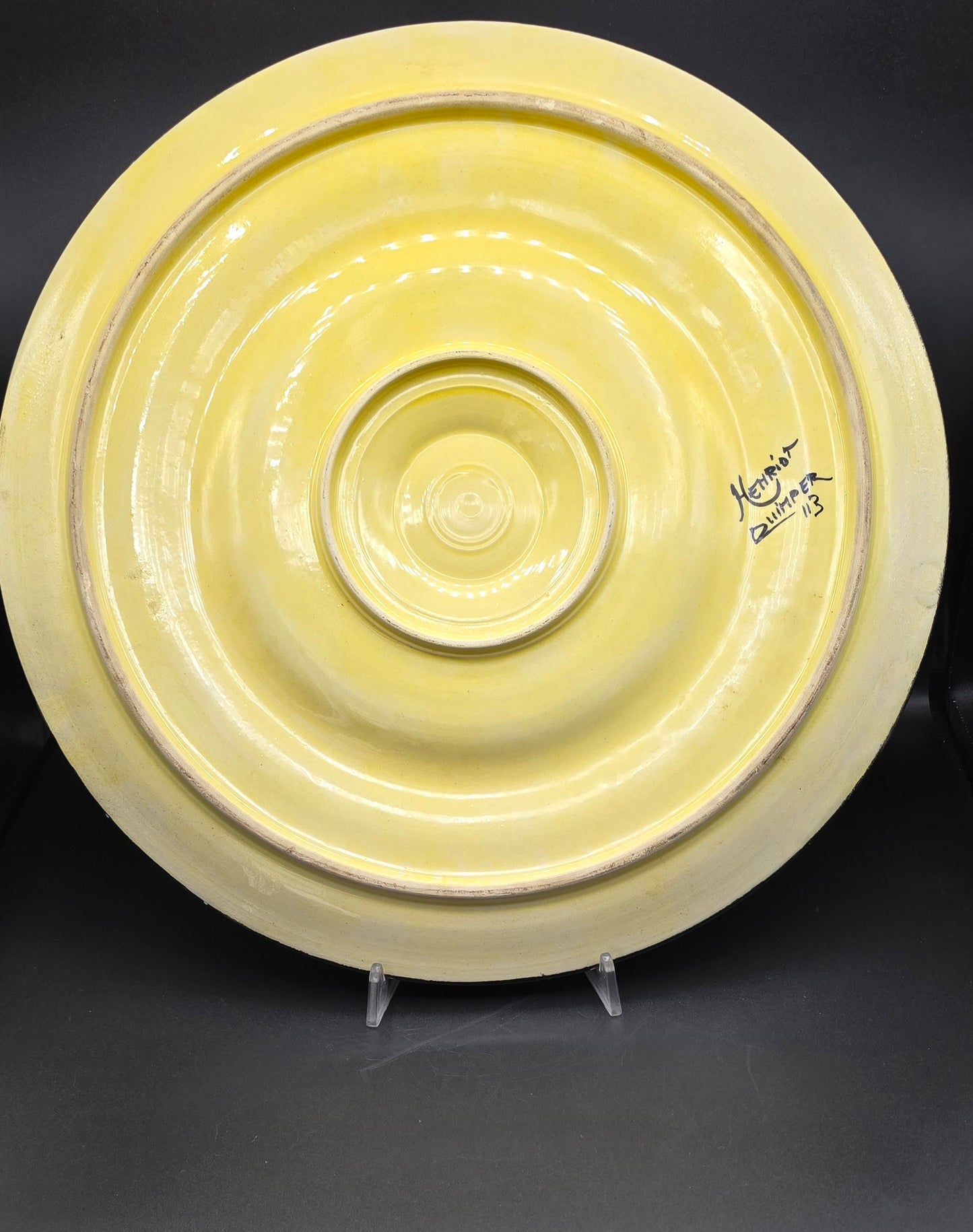 Henriot Quimper Midcentury XXL Oyster Platter