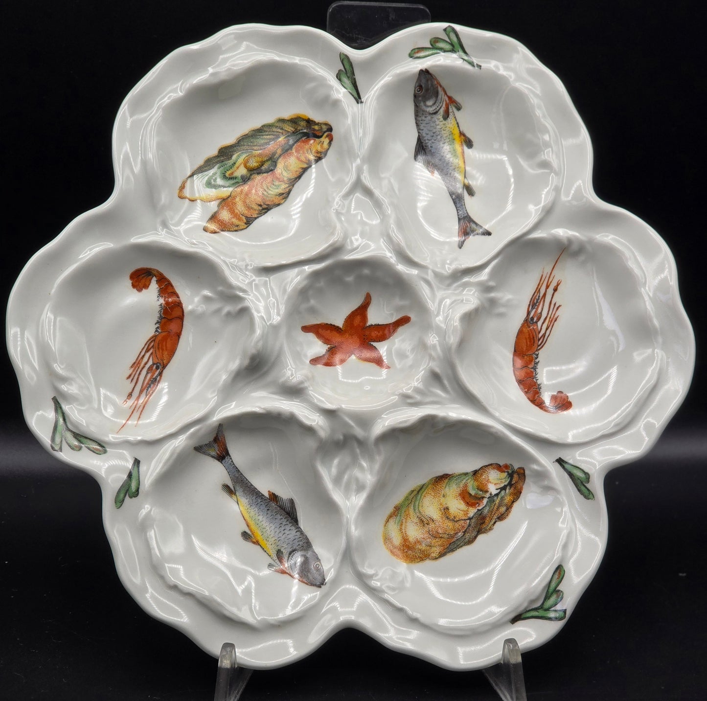 Limoges Oyster Plate