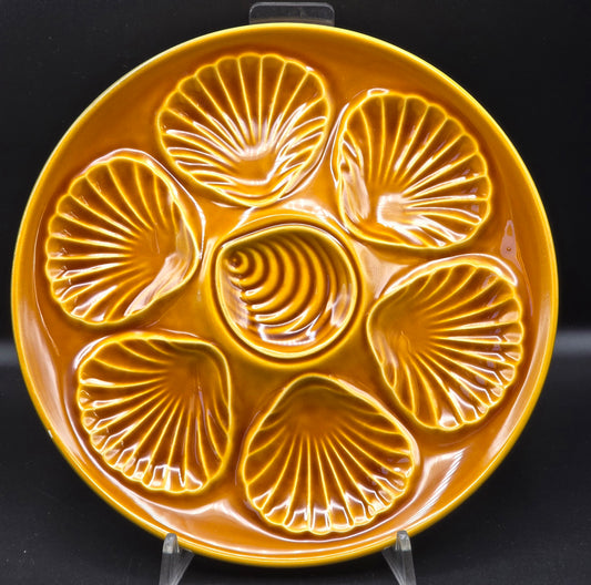Moulin des Loups Orchies  Vintage French Oyster Plates – Collectible Antique Tableware