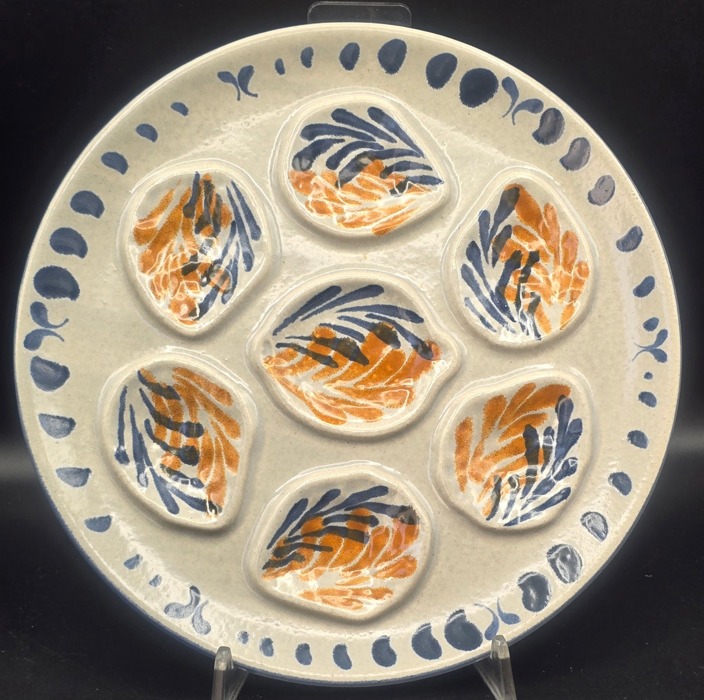 M.B.F.A Pornic Oyster Plate