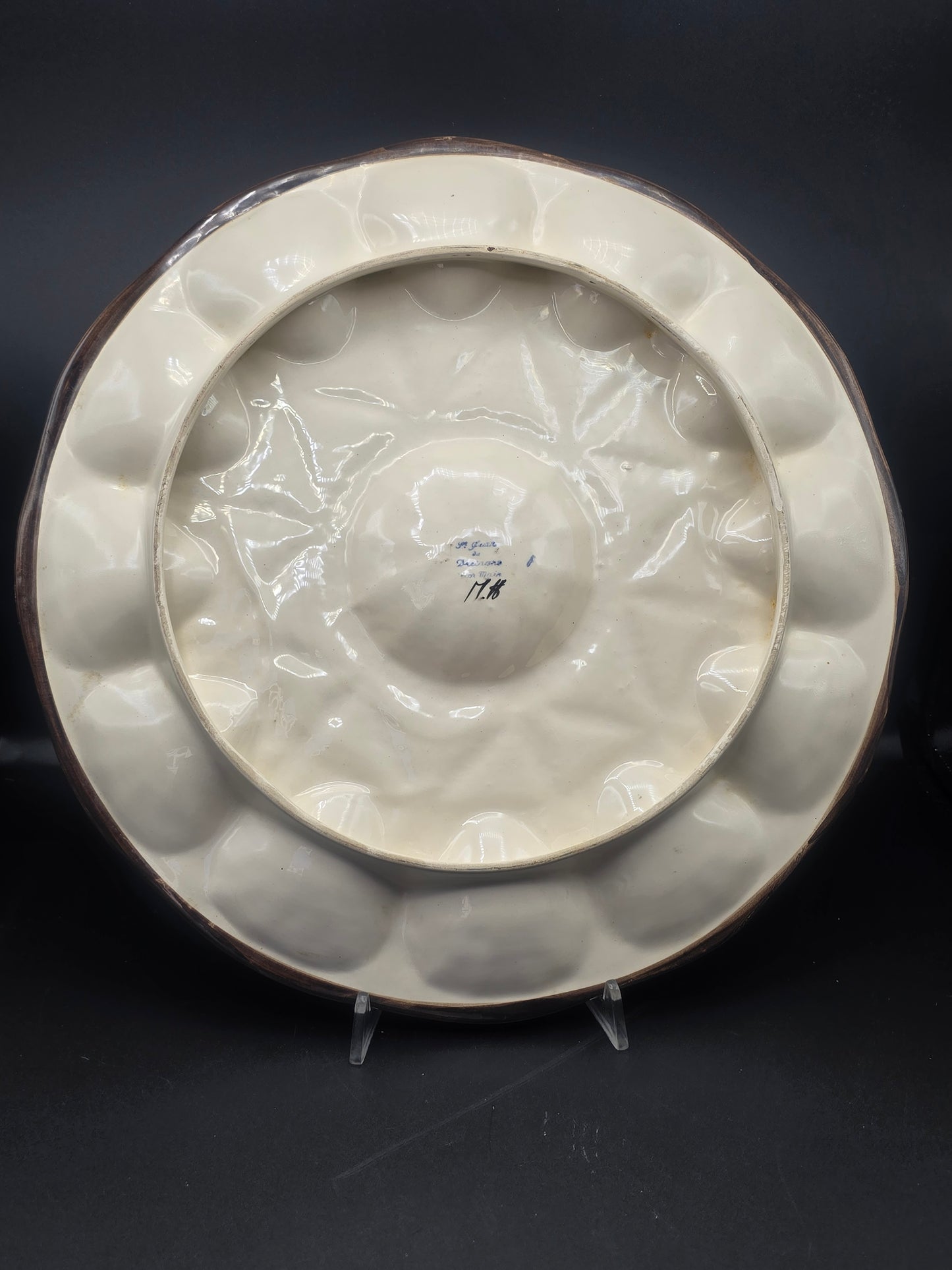 Jean de Bretonne Midcentury Oyster Platter