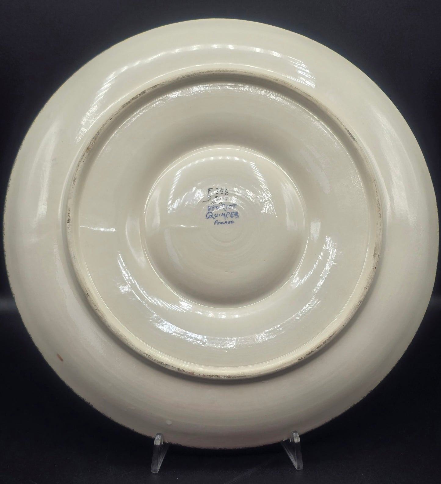 Henriot Quimper Midcentury Oyster Platter