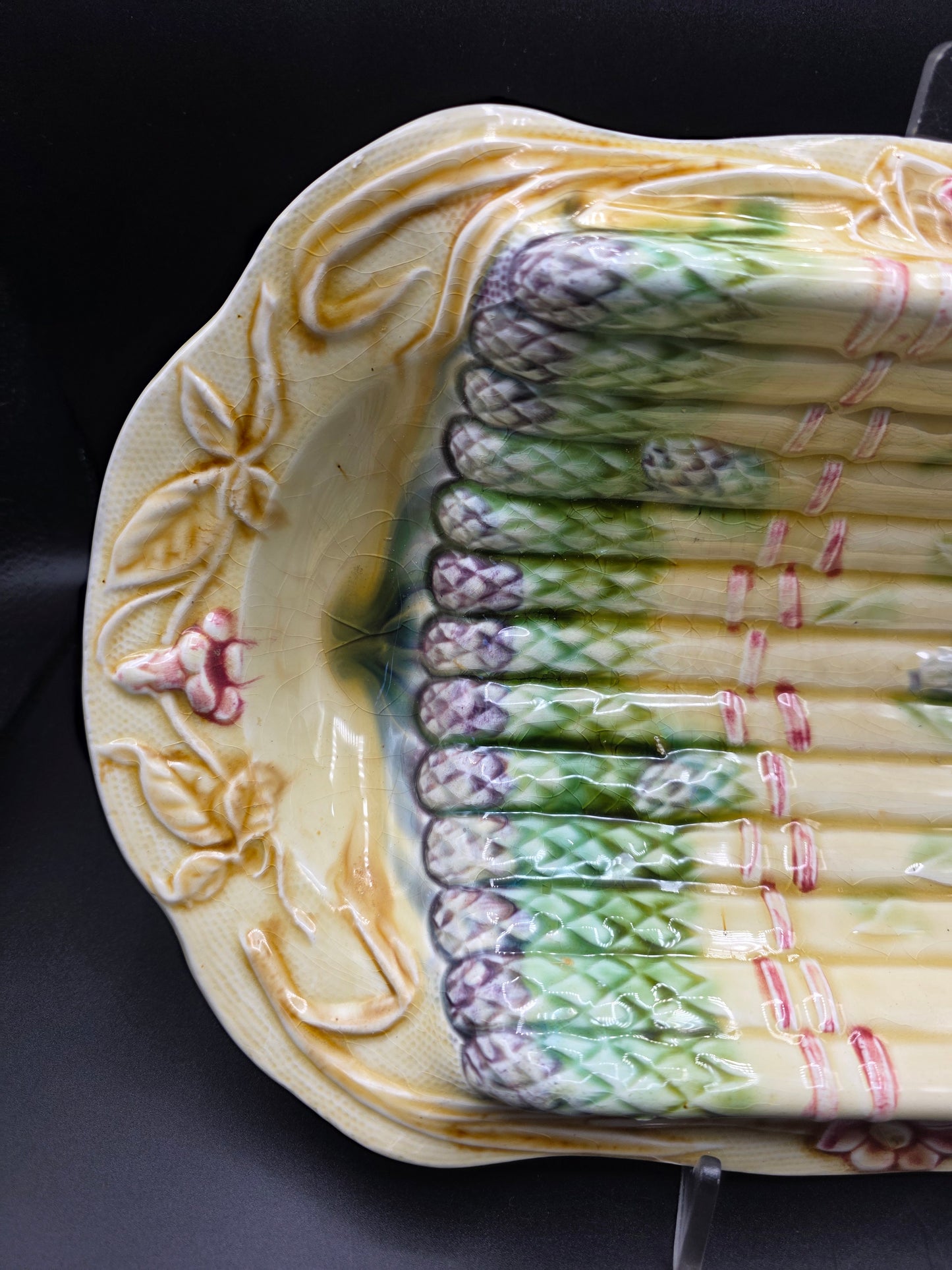 French Majolica Asparagus Platter – ONNAING