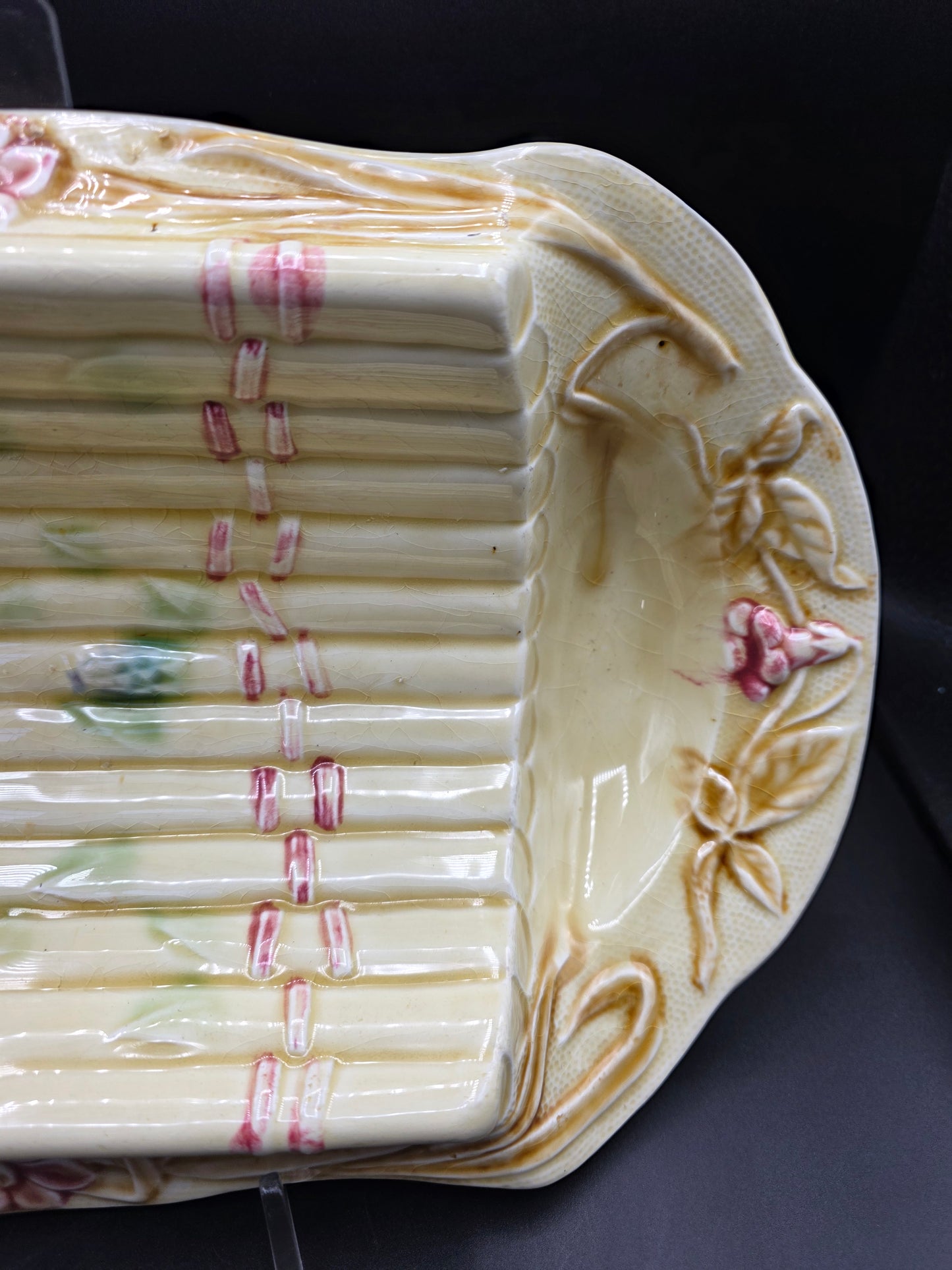 French Majolica Asparagus Platter – ONNAING