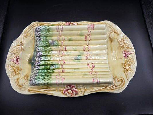French Majolica Asparagus Platter – ONNAING