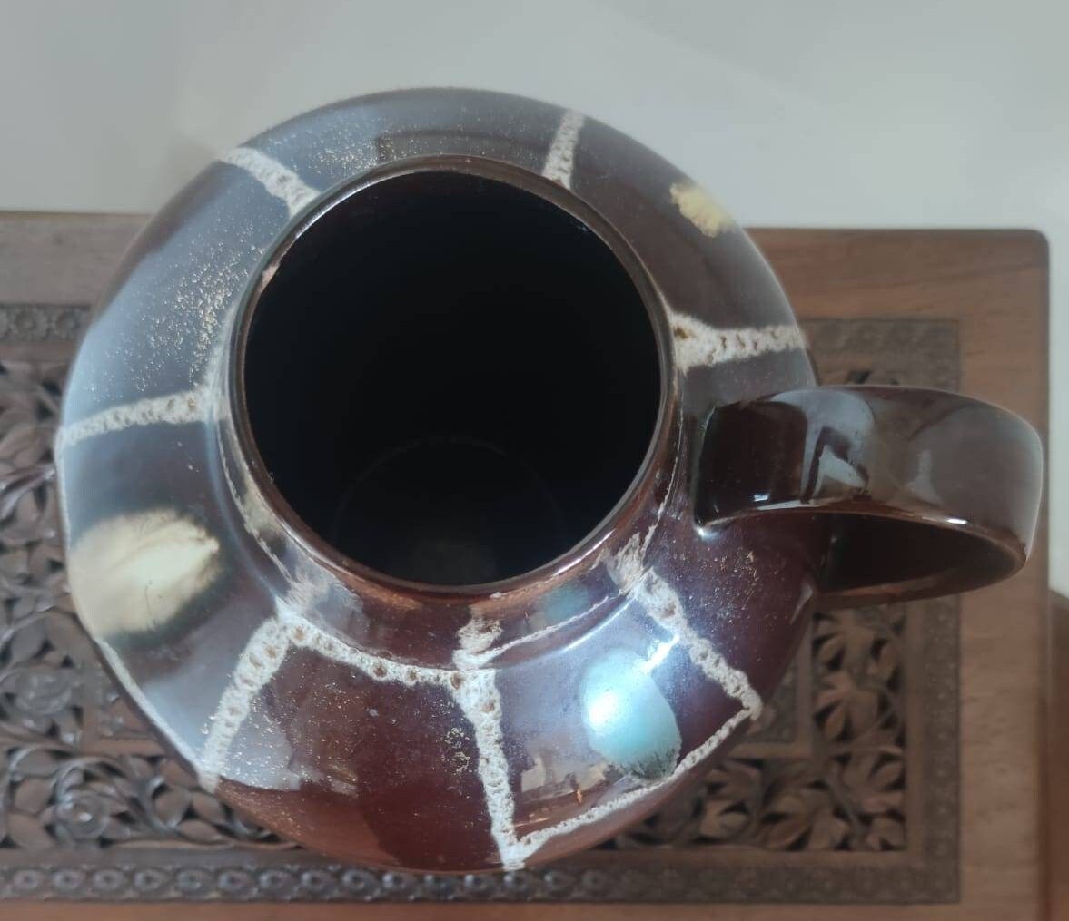 FAT LAVA Mid Century Modern Carstens Tönnieshof Vase 698-23 West Germany