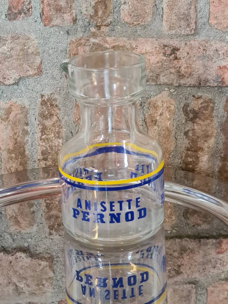 Vintage French Anisette Pernod Pastis Carafe – Bistro Barware Charm