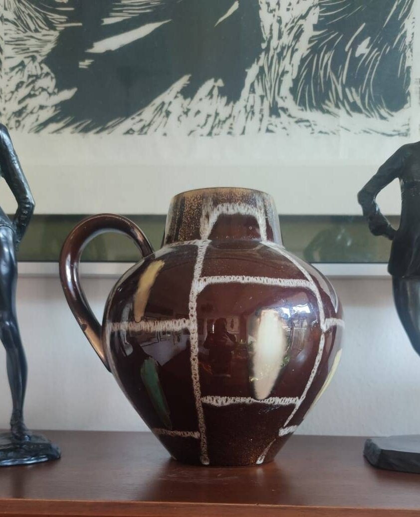 FAT LAVA Mid Century Modern Carstens Tönnieshof Vase 698-23 West Germany
